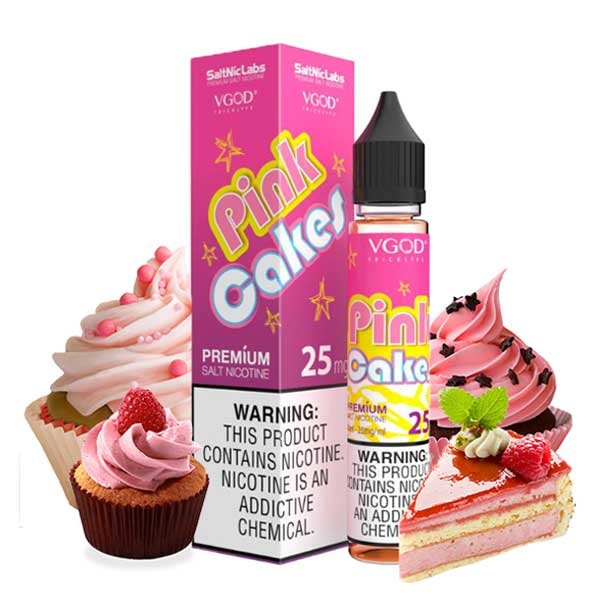 سالت نیکوتین پینک کیک ویگاد VGOD Pink Cake Saltnic