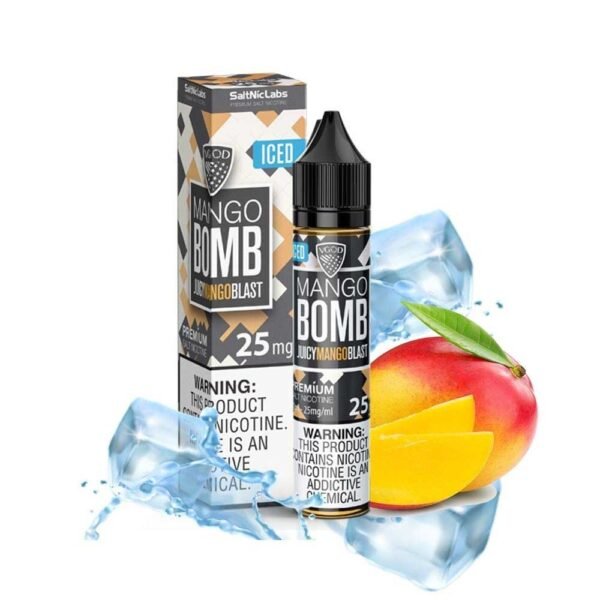 سالت نیکوتین بمب انبه یخ ویگاد VGOD Mango Bomb Iced Saltnic