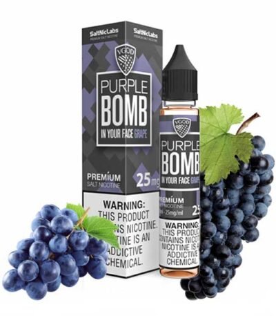 سالت نیکوتین بمب انگور ویگاد VGOD Purple Bomb Saltnic