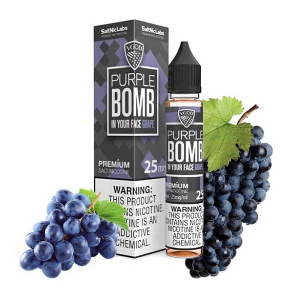 سالت نیکوتین بمب انگور ویگاد VGOD Purple Bomb Saltnic