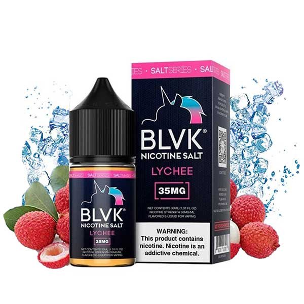 سالت بی ال وی کی لیچی BLVK Lychee Saltnic