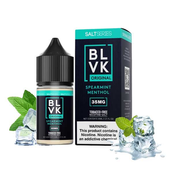 سالت بی ال وی کی نعنا BLVK Spearmint Saltnic