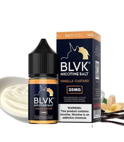 سالت بی ال وی کی وانیل کاستارد BLVK Vanilla Custard Saltnic