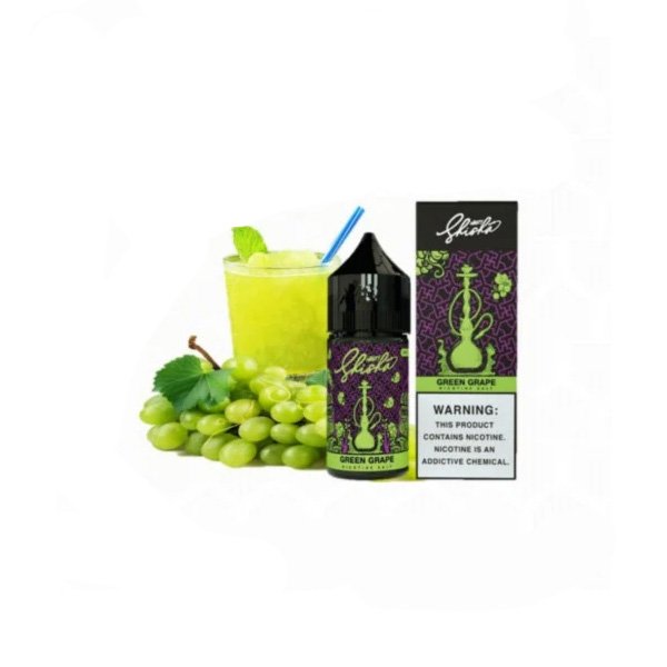 سالت نیکوتین انگور سبز شیشا نستی Nasty Shisha Green Grape Saltnic