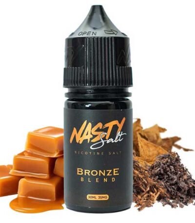 سالت نیکوتین تنباکو کارامل نستی Nasty Bronze Saltnic