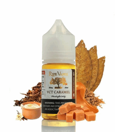 سالت نیکوتین وی سی تی کارامل رایپ ویپز Ripe Vapes VCT Caramel Saltnic