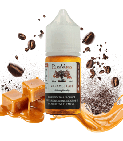 سالت نیکوتین قهوه کارامل رایپ ویپز Ripe Vapes Caramel Cafe Saltnic