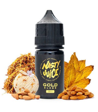 سالت نیکوتین تنباکو بادام نستی Nasty Gold Tobacco Saltnic