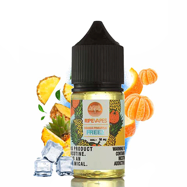 سالت نیکوتین پرتقال آناناس یخ رایپ ویپز Ripe Vapes Orange Pineapple Freez Saltnic