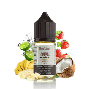 سالت نیکوتین موز توت فرنگی رایپ ویپز Ripe Vapes Summer Vibes Saltnic