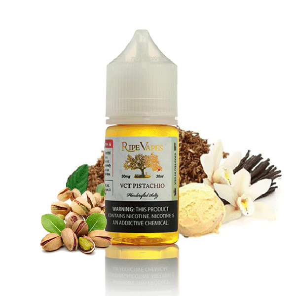 سالت نیکوتین وی سی تی پسته رایپ ویپز Ripe Vapes VCT Pistachio Saltnic