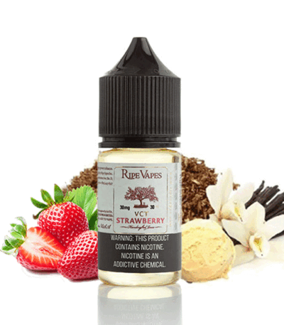 سالت نیکوتین وی سی تی توت فرنگی رایپ ویپز Ripe Vapes VCT Strawberry Saltnic