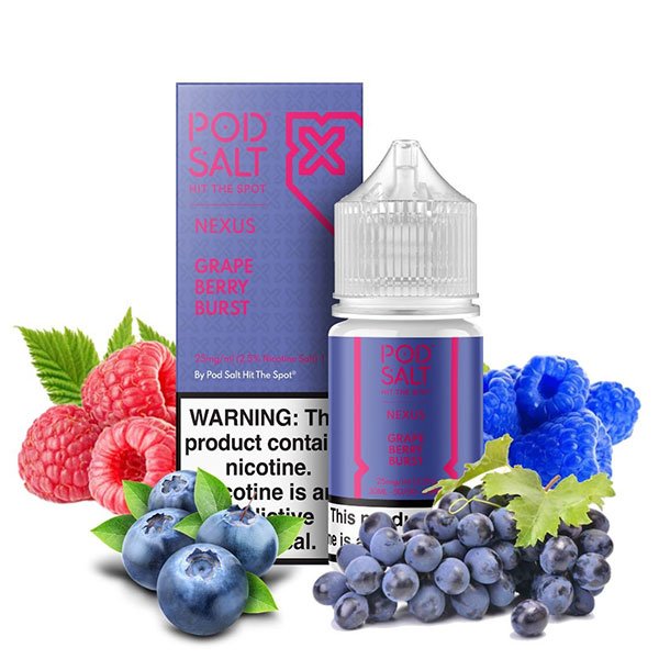 سالت نیکوتین انگور و بری پاد سالت Pod Salt Grape Berry Burst