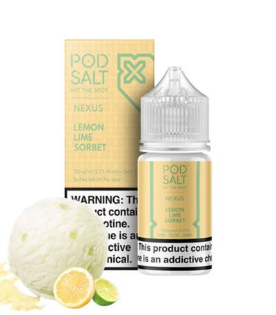 سالت نیکوتین بستنی لیمو پاد سالت Pod Salt Lemon Lime Sorbet