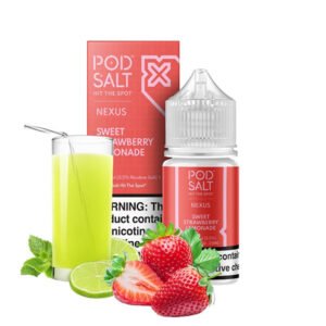 سالت نیکوتین لیموناد توت فرنگی پاد سالت Pod Salt Sweet Strawberry Lemonade