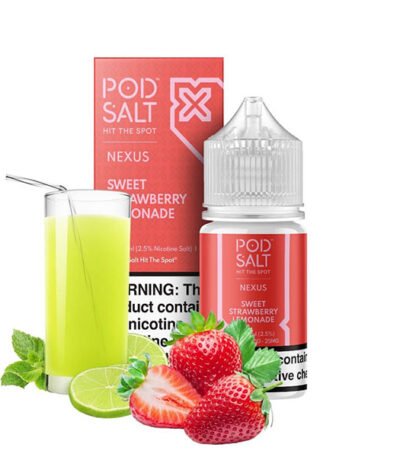 سالت نیکوتین لیموناد توت فرنگی پاد سالت Pod Salt Sweet Strawberry Lemonade