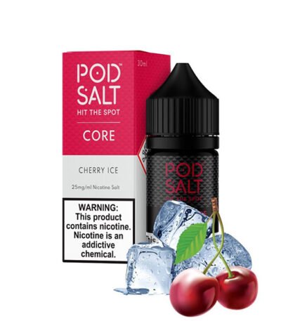 سالت نیکوتین گیلاس یخ پاد سالت Pod Salt Cherry ICED