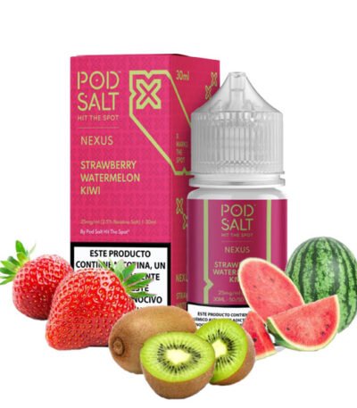 سالت نیکوتین هندوانه کیوی توت فرنگی پاد سالت Pod Salt Strawberry Watermelon Kiwi