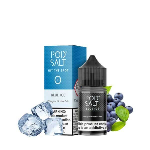 سالت نیکوتین بلوبری یخ پاد سالت Pod Salt Blue ICED