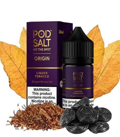 سالت نیکوتین تنباکو شیرین بیان پاد سالت Pod Salt Liquor Tobacco