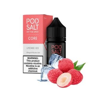 سالت نیکوتین سرخالو یخ پاد سالت Pod Salt Lychee ICED