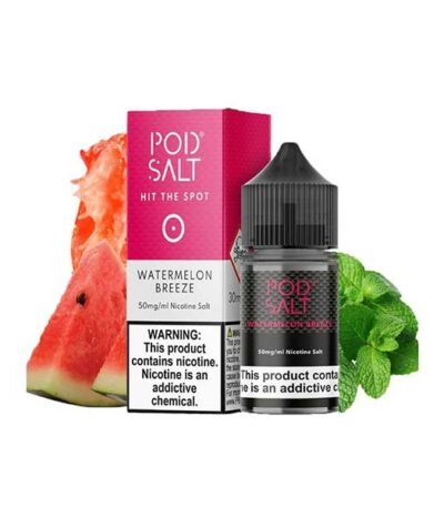 سالت نیکوتین هندوانه یخ پاد سالت Pod Salt Watermelon Breeze