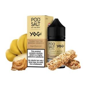 سالت نیکوتین موز و کره بادام زمینی پاد سالت Pod Salt Peanut Butter Banana