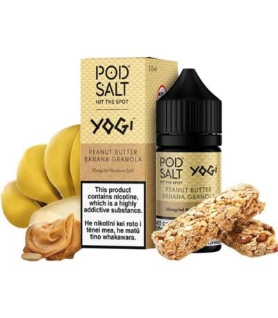 سالت نیکوتین موز و کره بادام زمینی پاد سالت Pod Salt Peanut Butter Banana