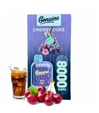 پاد یکبار مصرف جنیون ۸۰۰۰ پاف چری کوک genuine Cherry Coke 8000 Puff Disposable