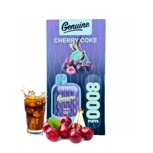 پاد یکبار مصرف جنیون ۸۰۰۰ پاف چری کوک genuine Cherry Coke 8000 Puff Disposable