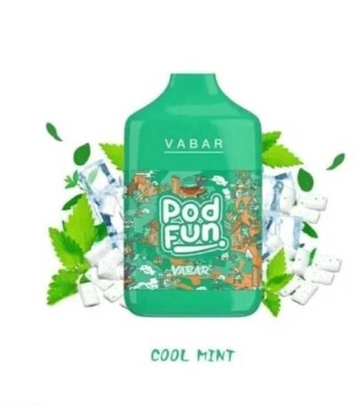 پاد یکبار مصرف وبار ۱۰۰۰۰ پاف کول مینت Vabar Cool Mint 10000 Puff Disposable