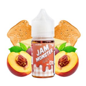 سالت نیکوتین مربای هلو مانستر Jam Monster Peach