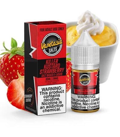 سالت نیکوتین ویپ تازیا کیلر کاستارد استرابری Vapetasia Killer Kustard Strawberry Saltnic