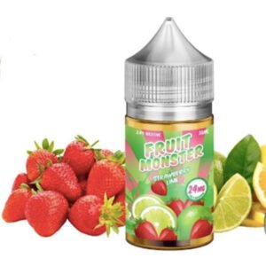 سالت نیکوتین توت فرنگی لیمو ترش مانستر Monster Strawberry Lime