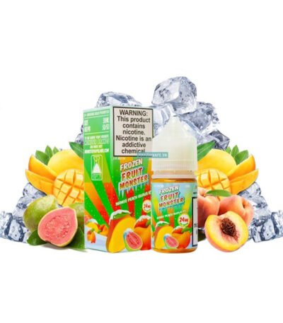 سالت نیکوتین انبه هلو گواوا یخ مانستر Monster Mango Peach Guava Ice