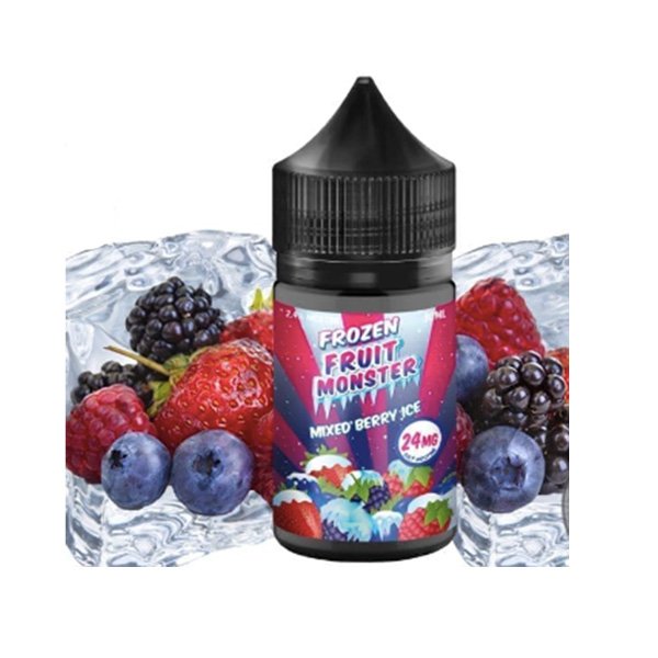 سالت نیکوتین میکس بری یخ مانستر Monster Mixed Berry Ice