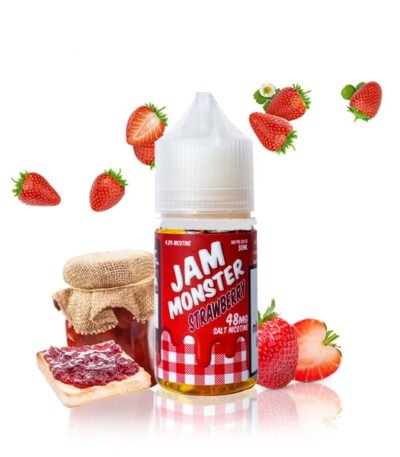 سالت نیکوتین توت فرنگی و کره بادام زمینی مانستر PB & Jam Monster Strawberry