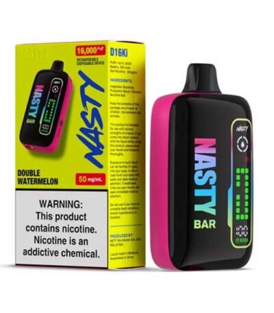 پاد یکبار مصرف نستی ۲۰۰۰۰ پاف طالبی ملون Nasty Double Melon 20000 Puff Disposable