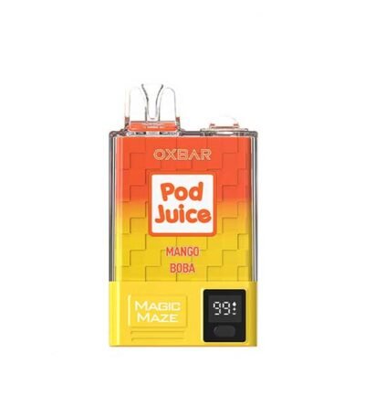 پاد یکبار مصرف ۱۰۰۰۰ پاف اوکسبار انبه شیرین Oxbar Mango Boba 10000 Puff Disposable