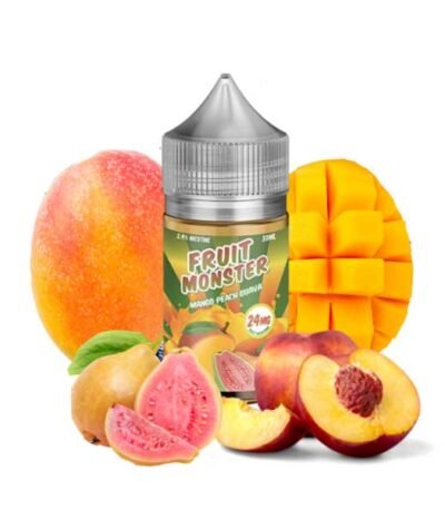 سالت نیکوتین انبه هلو گواوا مانستر Monster Mango Peach Guava