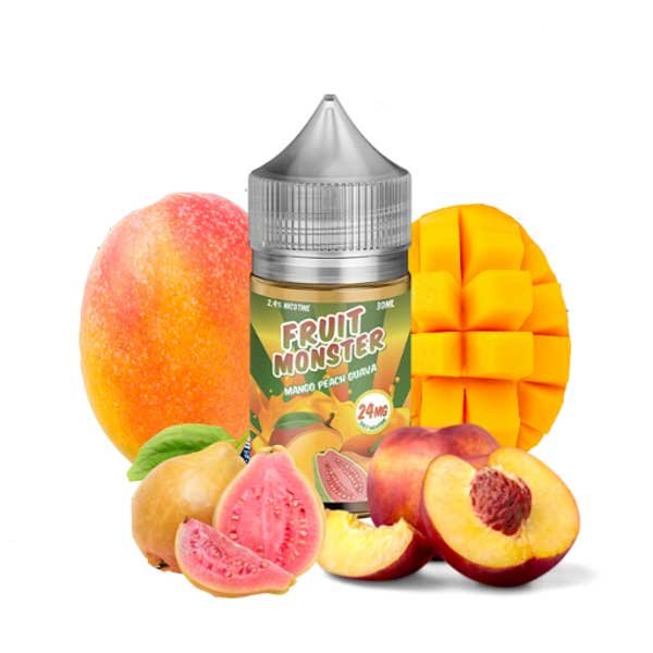 سالت نیکوتین انبه هلو گواوا مانستر Monster Mango Peach Guava