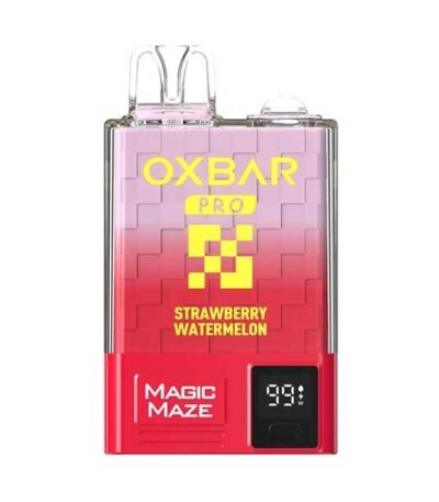 پاد یکبار مصرف ۱۰۰۰۰ پاف اوکسبار توت فرنگی هندوانه Oxbar Strawberry Watermelon 10000 Puff Disposable