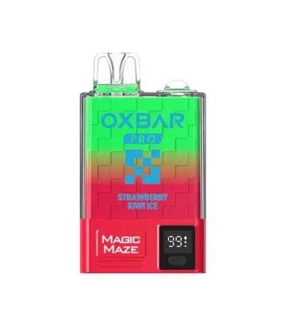 پاد یکبار مصرف ۱۰۰۰۰ پاف اوکسبار توت فرنگی کیوی یخ Oxbar Strawberry Kiwi Ice 10000 Puff Disposable