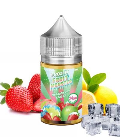 سالت نیکوتین توت فرنگی لیمو ترش یخ مانستر Monster Strawberry Lime Ice