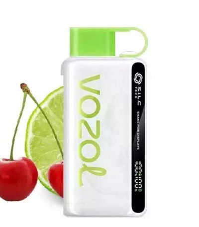 پاد یکبار مصرف وزول ۱۲۰۰۰ پاف آلبالو لیمو Vozol Cherry Lime 12000 Puff Disposable