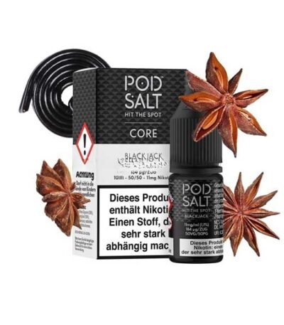 سالت نیکوتین بلک جک پادسالت Pod Salt Black jack