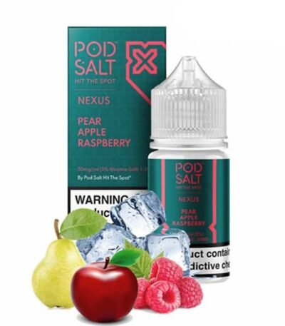 سالت نیکوتین سیب گلابی تمشک یخ پادسالت Pod salt