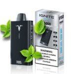 پاد یکبار مصرف ۸۰۰۰ پاف ایگنایت منتول Ignite Menthol Disposable