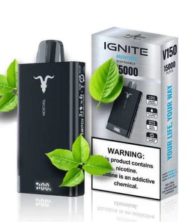 پاد یکبار مصرف ۸۰۰۰ پاف ایگنایت منتول Ignite Menthol Disposable