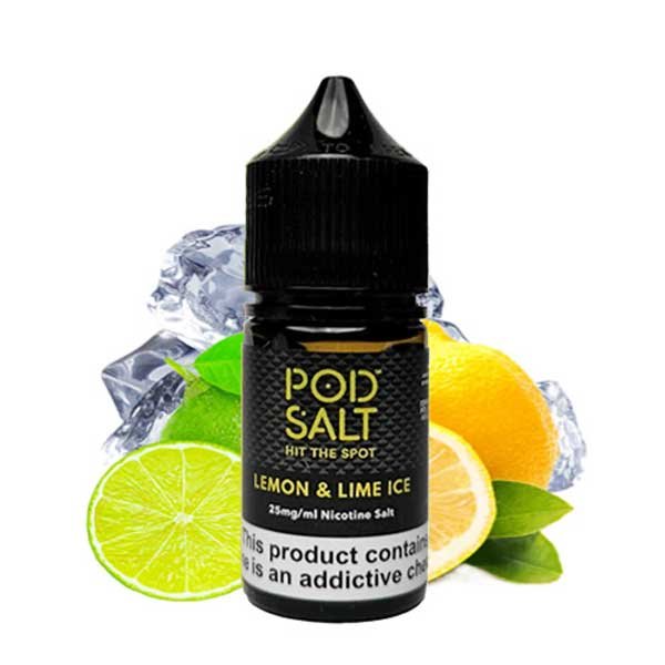 سالت نیکوتین لیمو یخ پادسالت Pod Salt Lemon Lime Ice